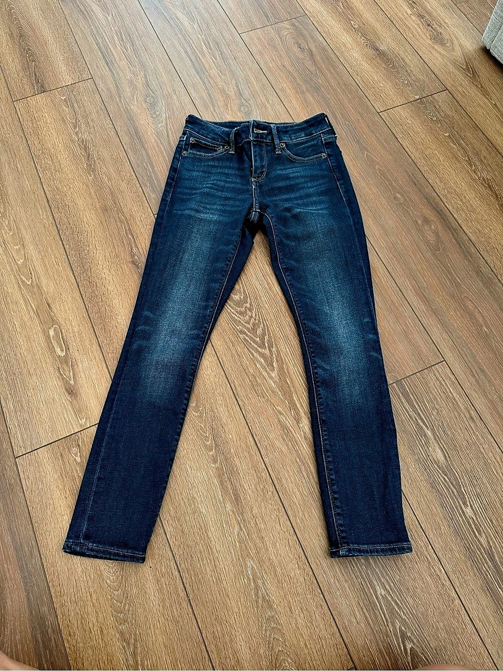 Lucky Brand Lolita Crop Skinny Jeans in Blue Waist 24